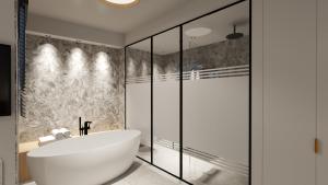 Baðherbergi á Albi Boutique Hotel - Traveler's Choice 2024