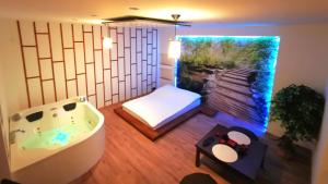 Kúpele alebo wellness v ubytovaní JapanApartment - Jacuzzi