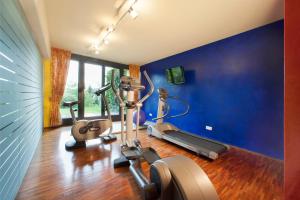 Fitness centrum a/nebo fitness zařízení v ubytování Hotel Bruno