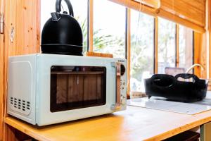 Dapur atau dapur kecil di Cabane MIMI