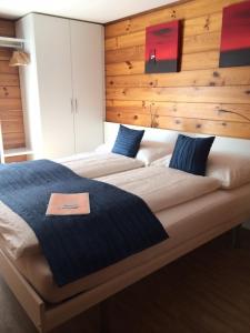 Postel nebo postele na pokoji v ubytování Mazot Zermatt