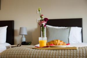 Letto o letti in una camera di The Harbour Inn