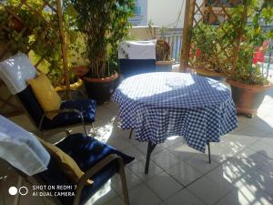 Posezení v ubytování Habitacion Familiar en un Ático con gran terraza y,cocina ,en la playa
