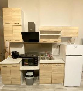 Kuchyňa alebo kuchynka v ubytovaní Agora Boutique Apartments Ioannina