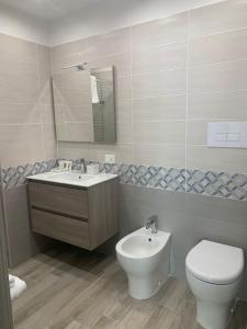 Koupelna v ubytování Tripepi suites