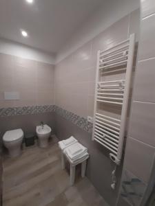 Koupelna v ubytování Tripepi suites