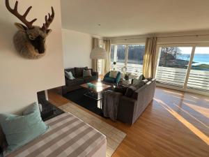 Posezení v ubytování Ferienwohnung Inselblick + 13 fotografií