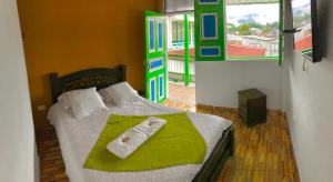 
Cama o camas de una habitación en Hotel La Floresta Salento
