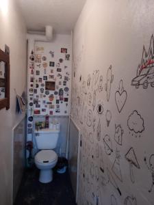 Koupelna v ubytování Casa Huipil
