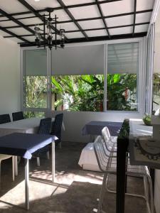 Χώρος καθιστικού στο Wind in the Wild Khao Yai