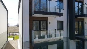 Balkón alebo terasa v ubytovaní M&K Apartament Bałtyk - Sobieszewo - Wyspa Sobieszewska