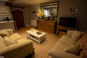 A seating area at The Barn, Stourton