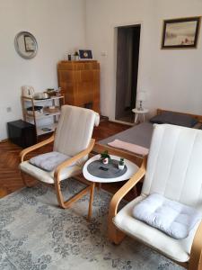 Uma área de estar em Citadela