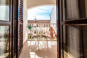 Balkón alebo terasa v ubytovaní Sunny beach apartment Lavica