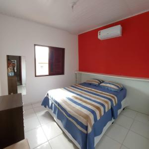 A bed or beds in a room at Casas Bela da Chapada