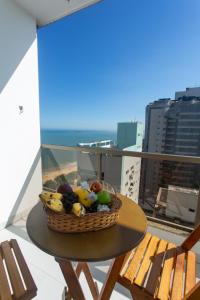 Uma varanda ou terraço em SUÍTE ITAPARICA Praia Dourada