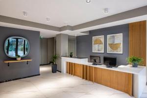 A television and/or entertainment centre at Barnovi Boutique Hotel
