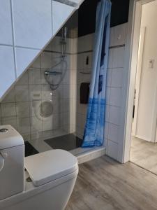 A bathroom at Ferienhaus Femke