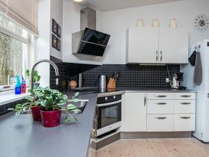 Virtuvė arba virtuvėlė apgyvendinimo įstaigoje Holiday home Ørsted XXIV