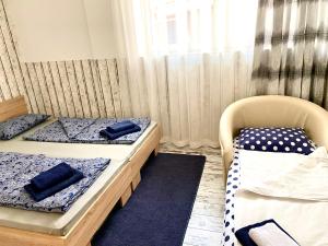 Postel nebo postele na pokoji v ubytování RIEDWIRTSHAUS