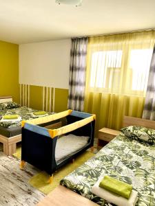 Postel nebo postele na pokoji v ubytování RIEDWIRTSHAUS