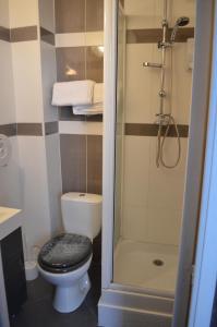 Koupelna v ubytování Hotel Central Anzac