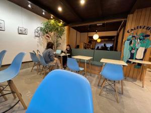 Uma área de estar em Only one group stays per day -Tenmaya-家族や仲間と貸し切りゲストハウス 天満屋