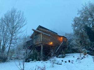 Το Le chalet du Pibeste τον χειμώνα