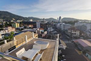 a view of a city from the roof of a building at Villa Versace Residence in Patong Beach