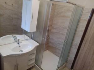 Koupelna v ubytování Králíky apartmán