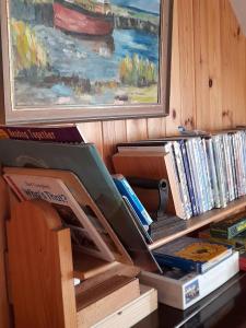 Biblioteca din această casă de vacanță