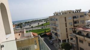 a view of a street from a building at La Veranda Hotel in Larnaca