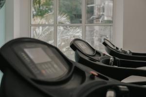 Fitness centrum a/nebo fitness zařízení v ubytování Loft Duplex NYC Berrini 1503