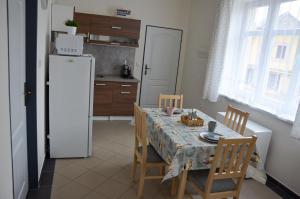 Kuchyň nebo kuchyňský kout v ubytování Apartmán Kampelička