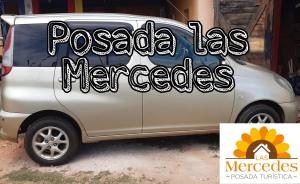 Independencia的住宿－Posada las Mercedes，一辆带有标有读帕斯卡勒拉丝丝网的货车