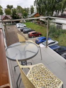 Balkón alebo terasa v ubytovaní Bursztynek