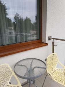 Balkón alebo terasa v ubytovaní Bursztynek