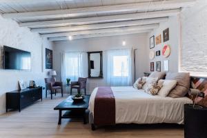 Ένα ή περισσότερα κρεβάτια σε δωμάτιο στο Casa Babbuino