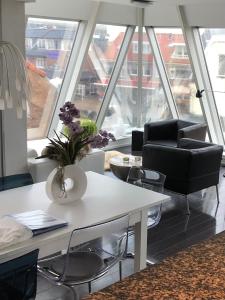 Χώρος καθιστικού στο Appartement Modern Egmond