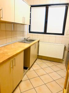 Kuchyň nebo kuchyňský kout v ubytování A.G ROMANA HOSTEL