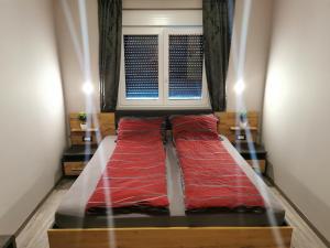 Postel nebo postele na pokoji v ubytování Apartma Auriga