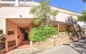 Bygningen som feriehuset ligger i