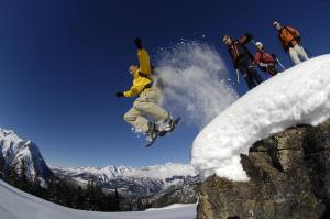 冬天的Berggasthaus Wasenalp