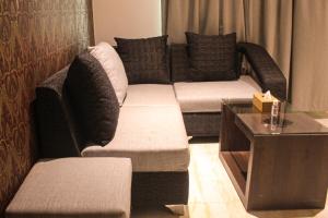 Istumisnurk majutusasutuses Hotel Starlight