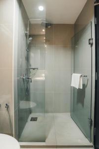 Koupelna v ubytování Le'venue Hotel