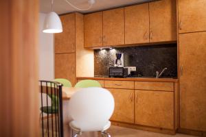 Kuchyňa alebo kuchynka v ubytovaní Appartements Claudia