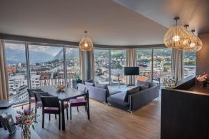 Üldine mäevaade või majutusasutusest aDLERS Hotel Innsbruck pildistatud vaade