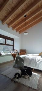 A bed or beds in a room at Molino Mellado