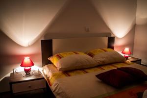 Posteľ alebo postele v izbe v ubytovaní Guest House Buk Rastoke