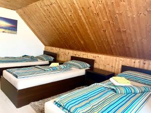 Postel nebo postele na pokoji v ubytování RIEDWIRTSHAUS